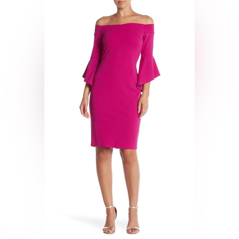 Bebe Off The Shoulder Dress